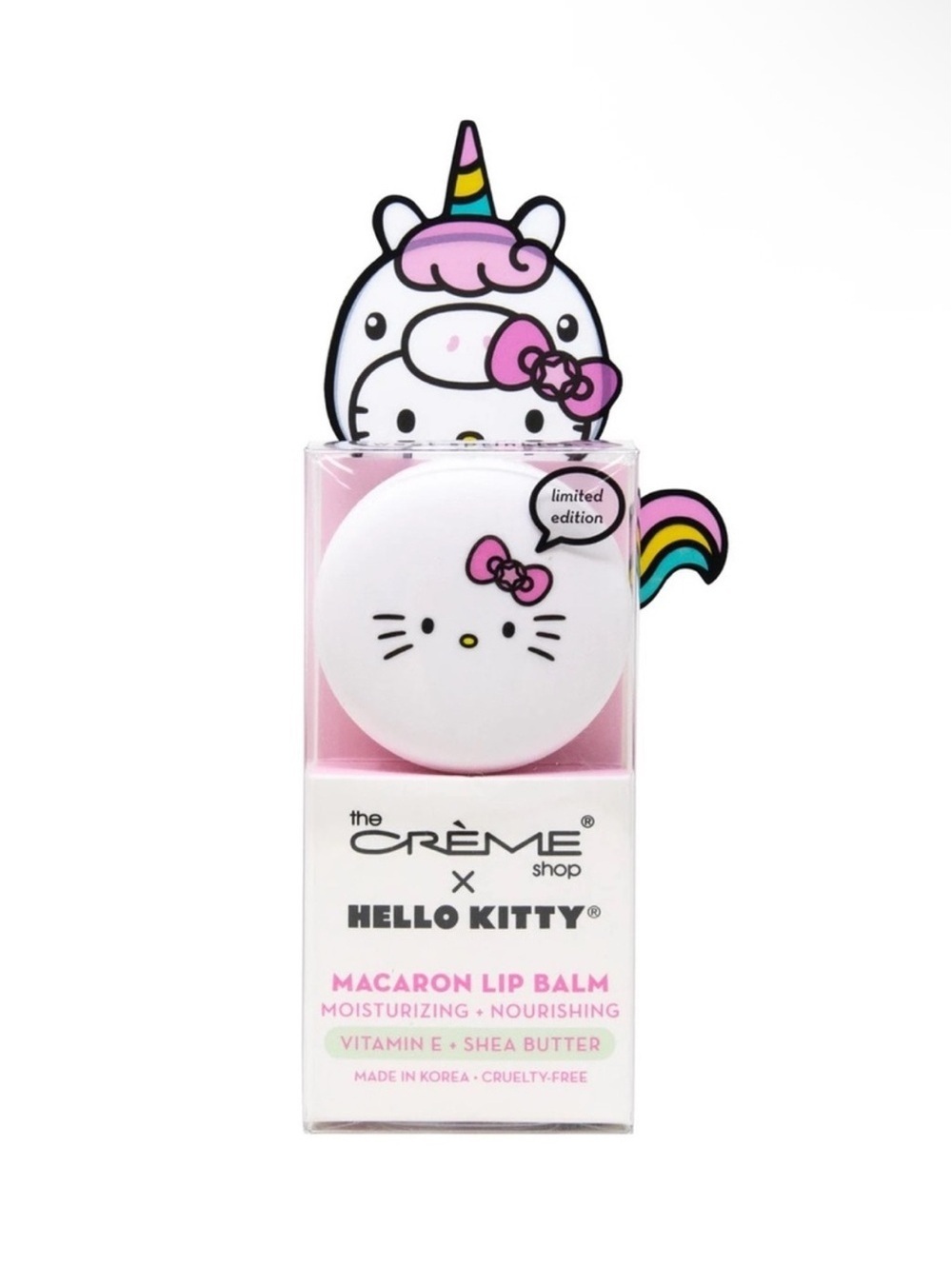 The Creme Shop x Hello Kitty Macaron Lip Gloss Sweet Sprinkles NEW